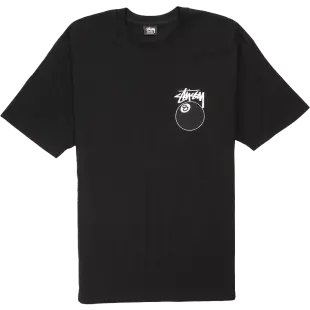 Stussy - 8 Ball Black T-Shirt