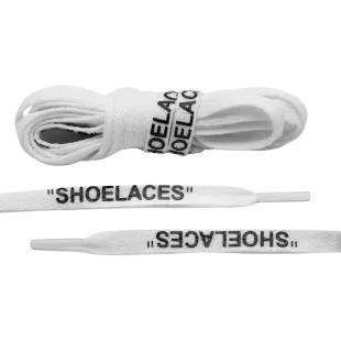 Off White ”SHOELACES” - bijele plosnate vezice