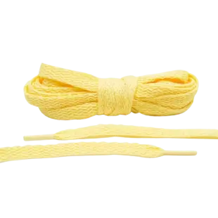 Svijetlo žute plosnate vezice
