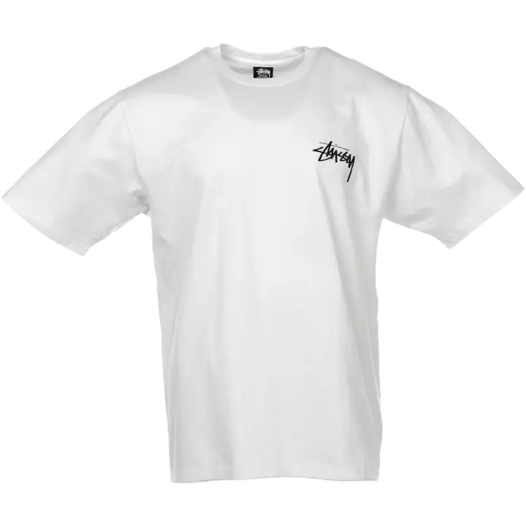 Stussy - Fuzzy Dice White T-Shirt